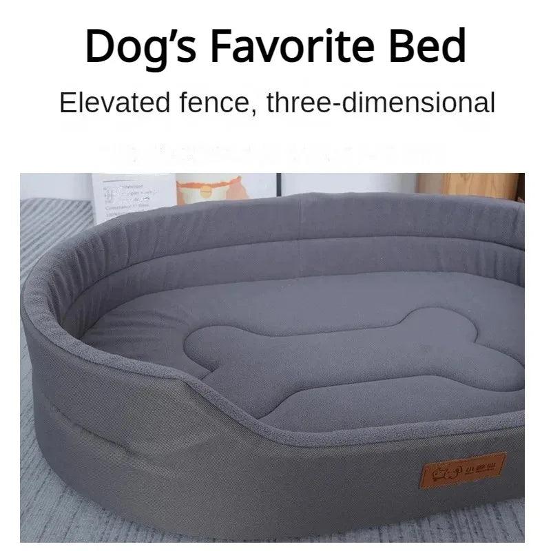 Fluffy Dog Cushion Bed